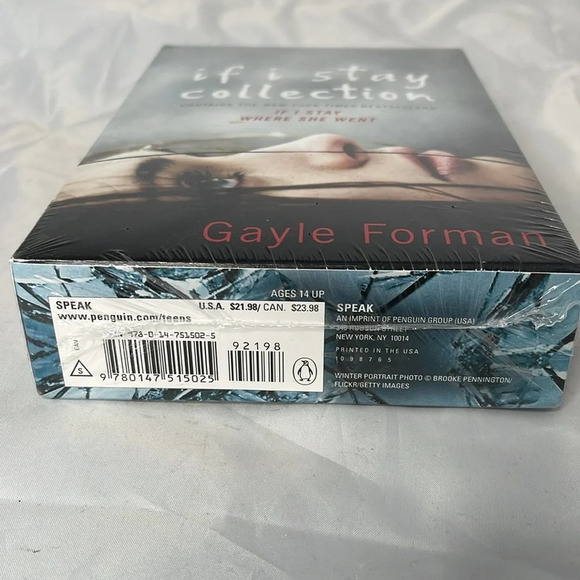 IF I STAY Collection By Gayle Forman Book Box Set New Unopened Where She Went - Picture 5 of 6